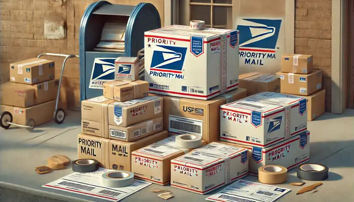 USPS packages