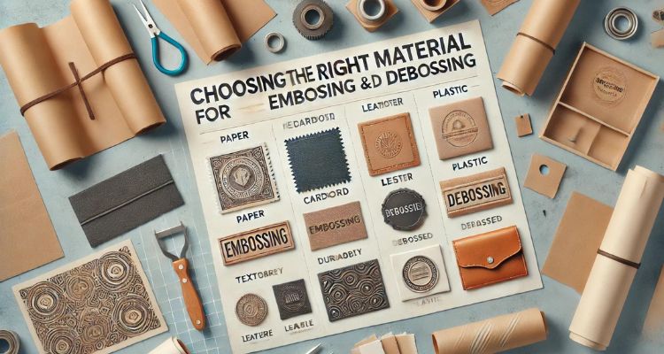 choosing right material for embossing